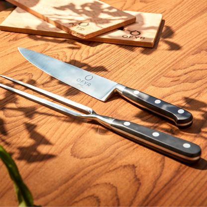 OFYR Carving Knife & Fork Set