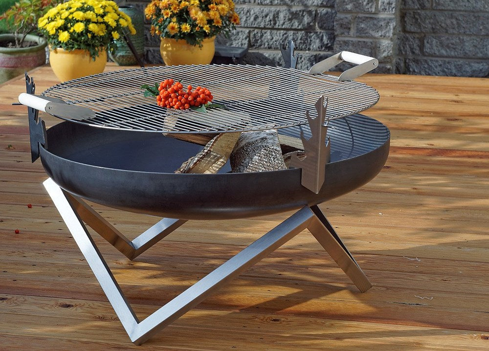 Alfred Riess Fire Pit Grill Grates with Handles