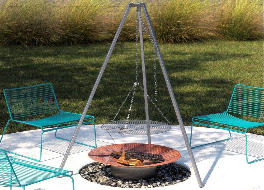 Alfred Riess Steel Tripod - Pot and Grill Holder