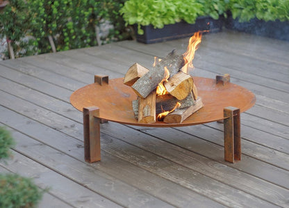 Alfred Riess Stromboli Steel Fire Pit