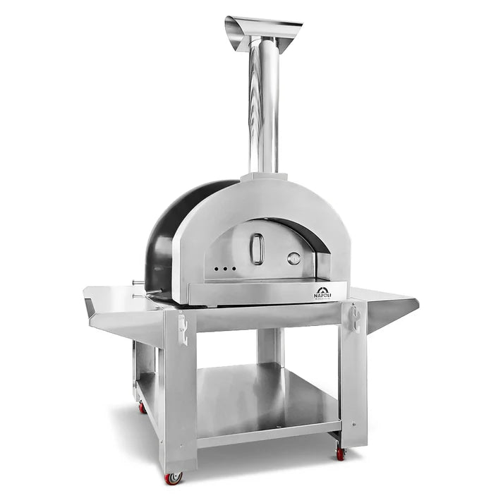 Napoli Capri Junior 900 | Wood Fired Pizza Oven black with stand 