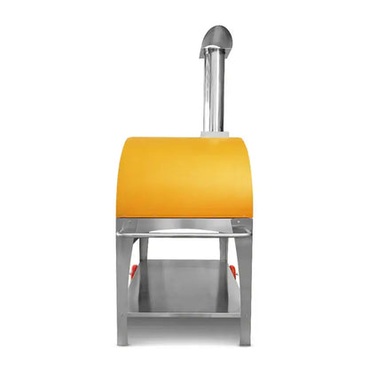 Napoli Vesuvio 800 Wood Fired Pizza Oven with stand yellow 