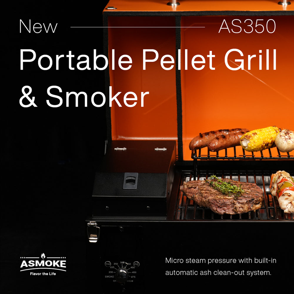 Asmoke AS350 Portable Wood Pellet Smoker