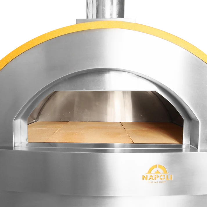 Napoli Vesuvio 650 | Wood Fired Pizza Oven Yellow Inside 