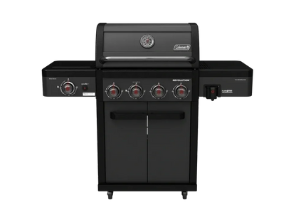 Coleman Revolution™ 4 Burner BBQ with Side Burner Matte Black