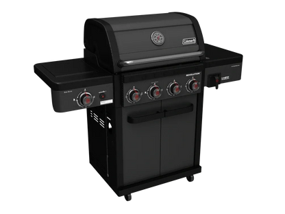 Coleman Revolution™ 4 Burner BBQ with Side Burner Matte Black