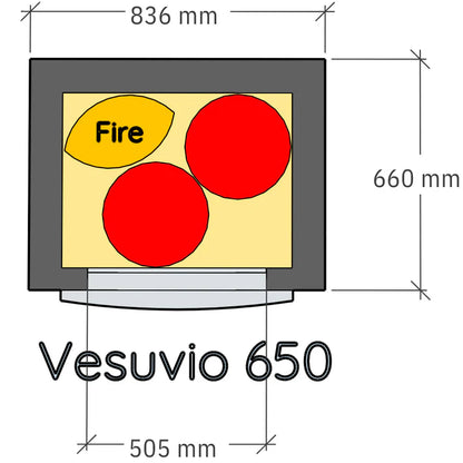 Napoli Vesuvio 650 | Wood Fired Pizza Oven